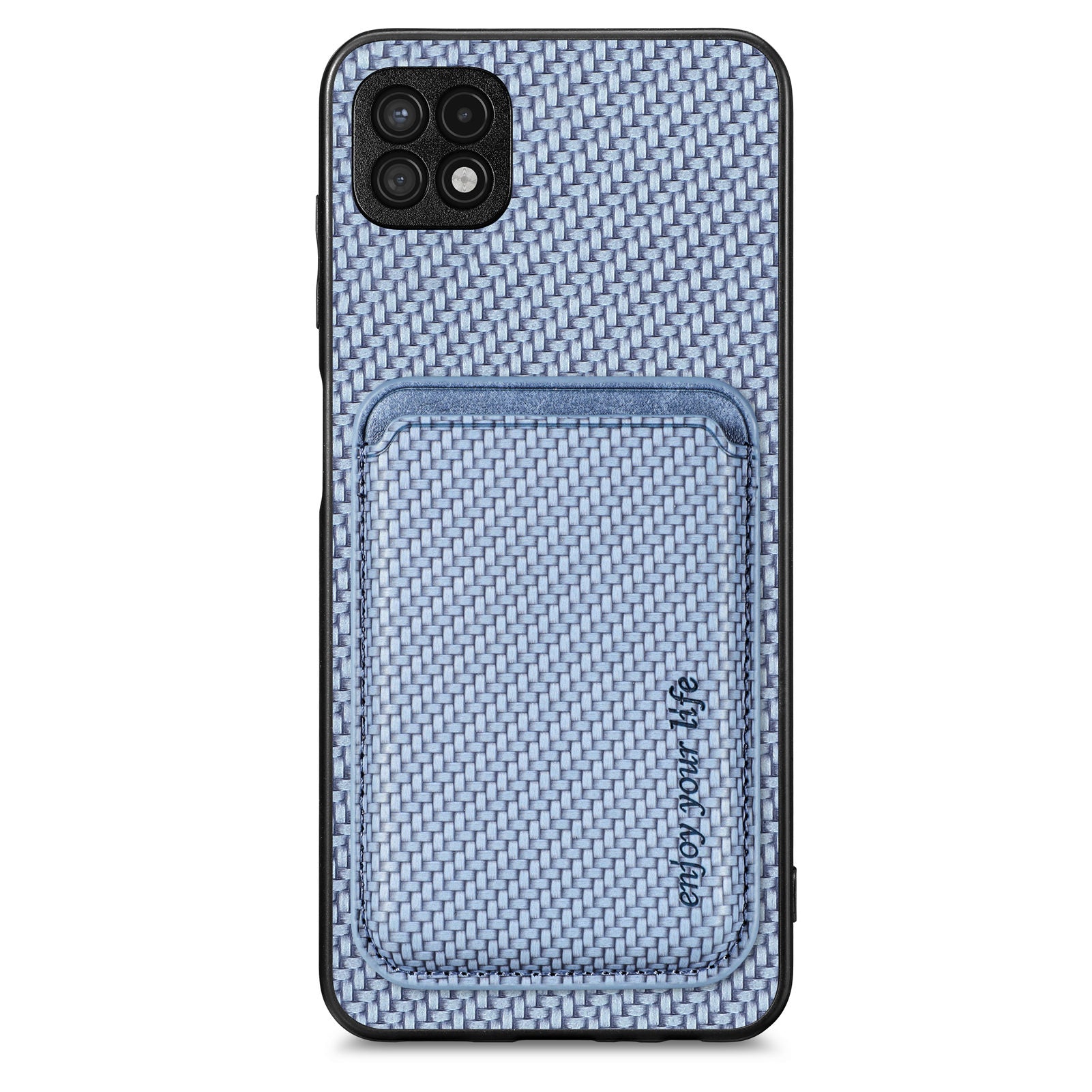 For Samsung Galaxy A22 5G (EU Version) Card Holder Design Detachable 2-in-1 Magnetic Phone Case Carbon Fiber Texture PU Leather TPU PC Protective Cover For Samsung Galaxy A22 5G (EU Version) Card Holder Design Detachable 2-in-1 Magnetic Phone Case Carbon Fiber Texture PU Leather TPU PC Protective Cover